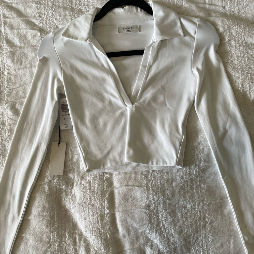 Aritzia Contour Polo Longsleeve NWT